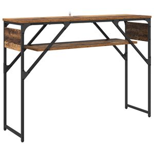 vidaXL Consoletafel Oud Hout 105x30x75cm Bewerkt hout