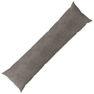 vidaXL Kussensloop HEERLEN Lichtgrijs 40 x 145 cm fluweel