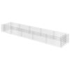 vidaXL Gabion plantenbak verhoogd 450x90x50 cm gegalvaniseerd staal