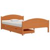 vidaXL Bedframe met 2 lades massief grenenhout honingbruin 140x200 cm