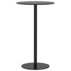 vidaXL Tuintafel rond &Oslash;60x105 cm staal zwart