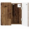 vidaXL Dartbord Kabinet ZWOLLE Oud hout 52,5 x 10,5 x 57,5 cm
