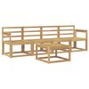 vidaXL Buiten bankenset 5 pcs Wit 59 x 59 x 37 cm Massief Acaciahout