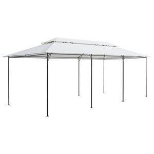 vidaXL Prieel 180g/m&sup2; 600x298x270 cm wit