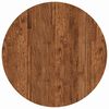 vidaXL Tafelblad Donkerbruin Ø 70 x 4 cm Massief eikenhout