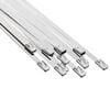vidaXL Kabelbinders 12 st 4,6 x 350 mm zilver