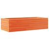 vidaXL Plantenbak 90x40x23 cm massief grenenhout wasbruin