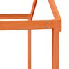 vidaXL Hoogslaper met dak massief grenenhout wasbruin 90x190 cm