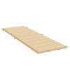 vidaXL Ligbedkussen 186x58x4 cm stof gemêleerd beige