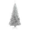 vidaXL Kerstboom met 300 LED met standaard Zilver 240 cm PET