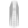 vidaXL Gabion plantenbak verhoogd 400x50x100 cm gegalvaniseerd ijzer