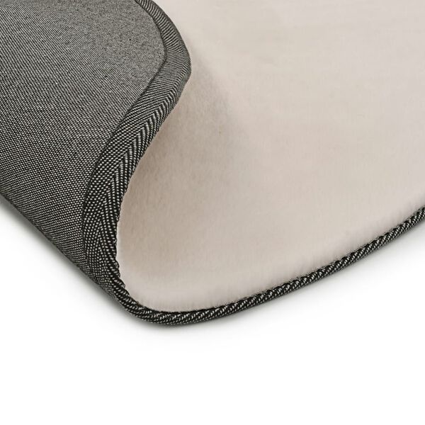 vidaXL Vloerkleed 160 cm kunstkonijnenbont cr&egrave;me