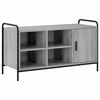vidaXL Schoenenkast 100 x 39,5 x 55,5 cm Bewerkt hout Grijs Sonoma