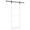 vidaXL Schuifdeur ORKDAL Wit en zwart 93 x 232 cm