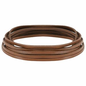 vidaXL Leren riem 1 Bruin 1000 x 0,4 cm Leer