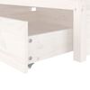 vidaXL Bedframe met lades wit 75x190 cm
