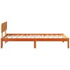 vidaXL Bedframe Wasbruin 100 x 200 cm Massief grenenhout