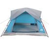 vidaXL Tent 4-persoons waterdicht blauw
