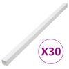 vidaXL Kabelgoot 60x60 mm 30 m PVC