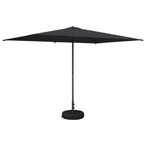 vidaXL Tuinparasol met Basis 200 x 300 cm Polyester Rechthoekig