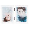 vidaXL Fotolijst tweeluik 2x(13x18 cm) wit