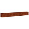 vidaXL Plantenbak roestig 360x40x40 cm weervast staal