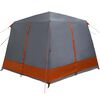 vidaXL Huisje Tent met dak Grijs en Oranje 333 x 317 x 194 cm