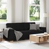 vidaXL 3-zitsbank Zwart 220x78x84 cm Stof
