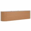 vidaXL Verhoogd bed Bruin 320 x 80 x 81 cm Staal