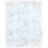vidaXL Meubelfolie zelfklevend 90x500 cm PVC marmerwit