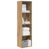 vidaXL Boekenkast 40x30x152 cm bewerkt hout artisanaal eikenkleurig