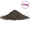 vidaXL Basaltgrind 25 kg 5-8 mm zwart