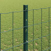vidaXL Hek met Paal Groen 1,2 x 25 m Staal en PVC