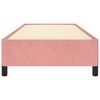vidaXL Bedframe fluweel roze 80x200 cm