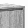 vidaXL Dressoir Grijs Sonoma 135 x 41 x 75 cm Bewerkt hout