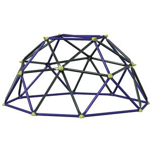 vidaXL Klimdome voor kinderen Blauw 6FT zonder Slide Staal