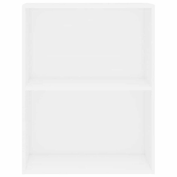 vidaXL Boekenkast 60x30x76,5 cm bewerkt hout wit