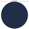 vidaXL Zwembadfolie solar drijvend 381 cm PE zwart en blauw