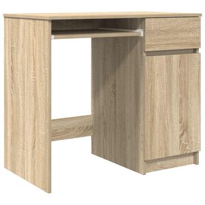 vidaXL Bureau 86x49x76 cm spaanplaat sonoma eikenkleurig
