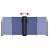 vidaXL Windscherm uittrekbaar 100x600 cm blauw