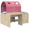vidaXL Bed met Tunnel 3 st Sonoma eiken en roze Bewerkt hout