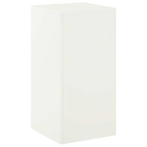 vidaXL Plantenstandaard Wit 30 x 30 x 60 cm Staal