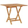 vidaXL Tuintafel inklapbaar 85x85x76 cm massief teakhout