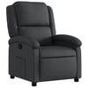 vidaXL Relaxfauteuil Zwart Echt Leer