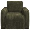 vidaXL Fauteuil Groen corduroy