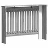 vidaXL Radiatorafdekking Grijs Sonoma 112 x 19 x 81,5 cm Bewerkt hout