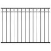 vidaXL Schuttingpaneel ASSEN staal 163x120 cm zwart