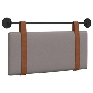 vidaXL Hangend hoofdbord Taupe Antiek PU
