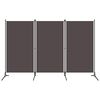 vidaXL Kamerscherm met 3 panelen 260x180 cm antraciet