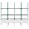 vidaXL Plantenbak met latwerk 160x40x142,5 cm polypropeen wit